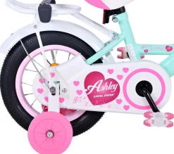 TPFSports Ashley Kinderfahrrad - Mädchen - 12 Zoll - Rücktritt + Handbremse - Grün