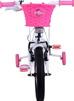 TPFSports Ashley Kinderfahrrad - Mädchen - 14 Zoll - Rücktritt + Handbremse - Weiß