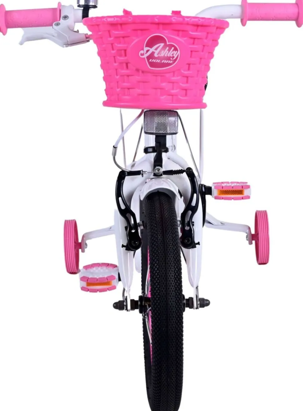TPFSports Ashley Kinderfahrrad - Mädchen - 14 Zoll - Rücktritt + Handbremse - Weiß