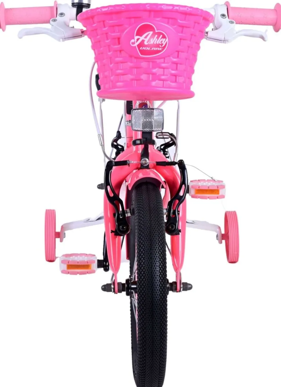 TPFSports Ashley Kinderfahrrad - Mädchen - 14 Zoll - Rücktritt + Handbremse - Weiß