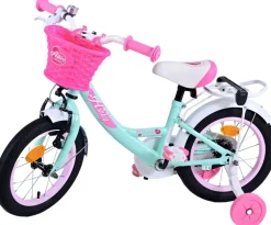 TPFSports Ashley Kinderfahrrad - Mädchen - 14 Zoll - Rücktritt + Handbremse - Weiß