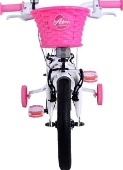TPFSports Ashley Kinderfahrrad - Mädchen - 14 Zoll - Rücktritt + Handbremse - Weiß