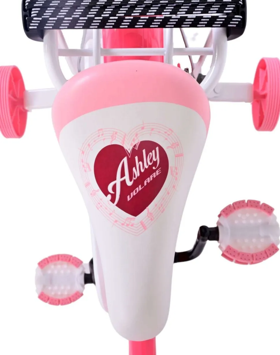 TPFSports Ashley Kinderfahrrad - Mädchen - 14 Zoll - Rücktritt + Handbremse - Weiß