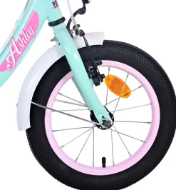 TPFSports Ashley Kinderfahrrad - Mädchen - 14 Zoll - Rücktritt + Handbremse - Weiß
