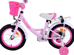 TPFSports Ashley Kinderfahrrad - Mädchen - 14 Zoll - Rücktritt + Handbremse - Weiß