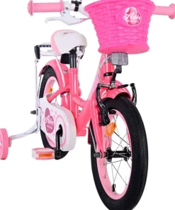 TPFSports Ashley Kinderfahrrad - Mädchen - 14 Zoll - Rücktritt + Handbremse - Weiß