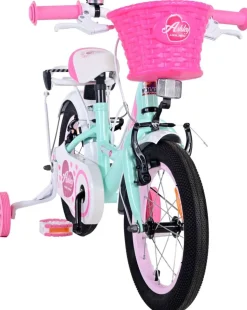 TPFSports Ashley Kinderfahrrad - Mädchen - 14 Zoll - Rücktritt + Handbremse - Weiß