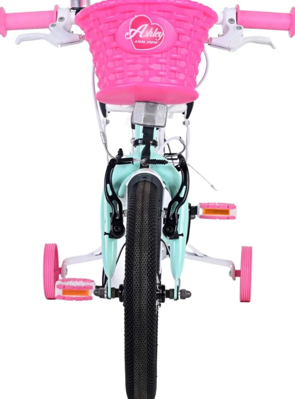 TPFSports Ashley Kinderfahrrad - Mädchen - 14 Zoll - Rücktritt + Handbremse - Weiß