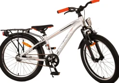 TPFSports Cross Kinderfahrrad - Jungen - 20 Zoll - Rücktritt + Handbremse - Grau