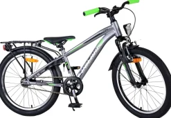 TPFSports Cross Kinderfahrrad - Jungen - 20 Zoll - Rücktritt + Handbremse - Grau