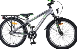 TPFSports Cross Kinderfahrrad - Jungen - 20 Zoll - Rücktritt + Handbremse - Grau