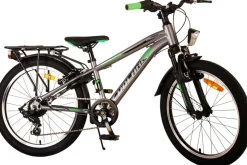 TPFSports Cross Kinderfahrrad - Jungen - 20 Zoll - Rücktritt + Handbremse - 6 Gänge - Blau