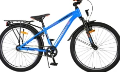 TPFSports Cross Kinderfahrrad - Jungen - Rücktritt + Handbremse - 24 Zoll - Blau