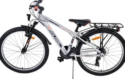 TPFSports Cross Kinderfahrrad - Jungen - 2 Handbremsen - 18 Gänge - 24 Zoll - Blau