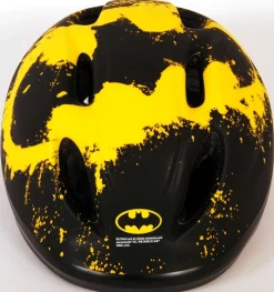TPFSports DC Batman Fahrradhelm - Jungen - 52-56cm Kopfumfang - Schwarz