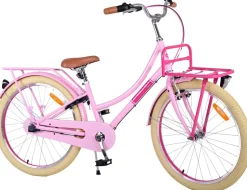 TPFSports Excellent Kinderfahrrad - Mädchen - 24 Zoll - 3 Gänge - Rücktritt + Handbremse - Schwarz