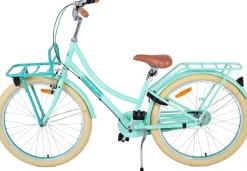 TPFSports Excellent Kinderfahrrad - Mädchen - 24 Zoll - 3 Gänge - Rücktritt + Handbremse - Schwarz