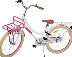 TPFSports Excellent Kinderfahrrad - Mädchen - 24 Zoll - 3 Gänge - Rücktritt + Handbremse - Schwarz