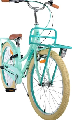 TPFSports Excellent Kinderfahrrad - Mädchen - 24 Zoll - 3 Gänge - Rücktritt + Handbremse - Schwarz