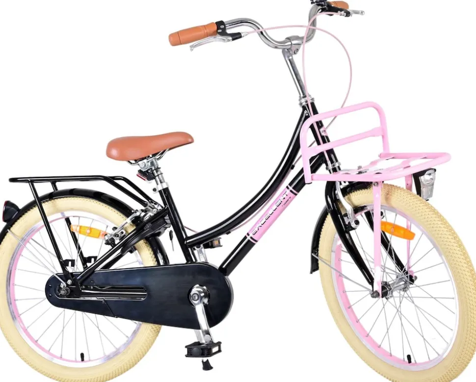 TPFSports Excellent Kinderfahrrad - Mädchen - 20 Zoll - Rücktritt + Handbremse - Rosa