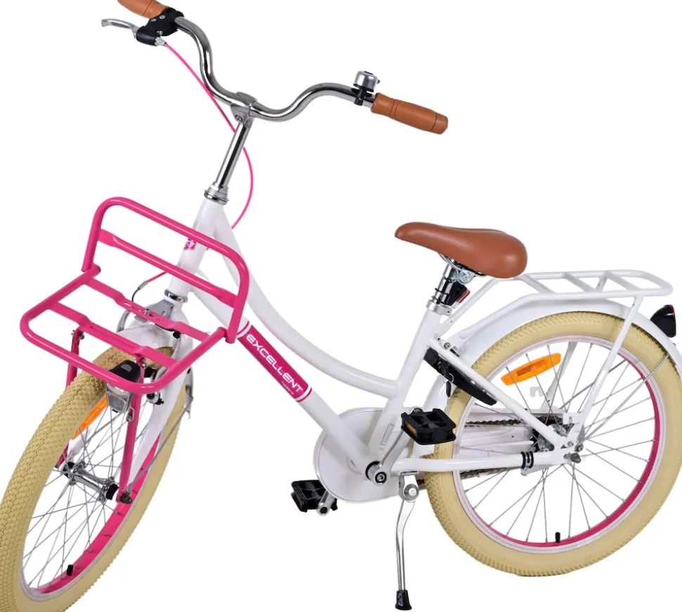 TPFSports Excellent Kinderfahrrad - Mädchen - 20 Zoll - Rücktritt + Handbremse - Rosa