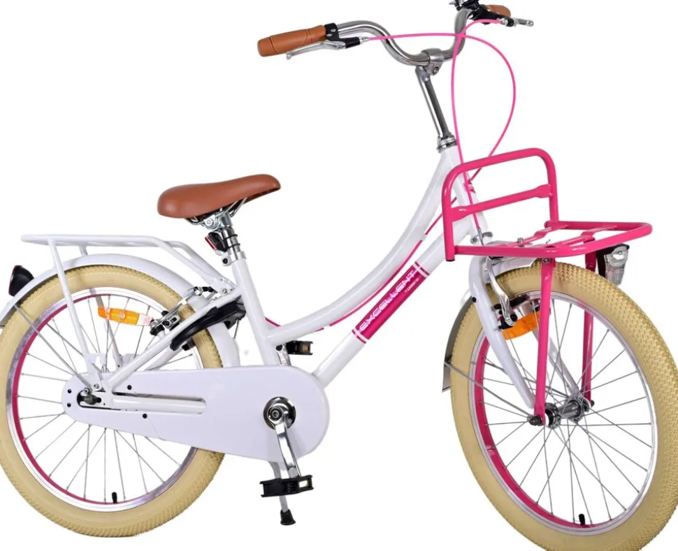 TPFSports Excellent Kinderfahrrad - Mädchen - 20 Zoll - Rücktritt + Handbremse - Rosa