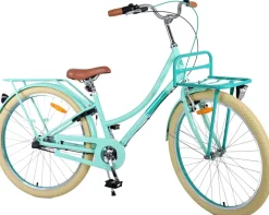 TPFSports Excellent Kinderfahrrad - Mädchen - 26 Zoll - 3 Gänge - Rücktritt + Handbremse - Grün