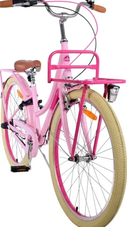 TPFSports Excellent Kinderfahrrad - Mädchen - 26 Zoll - 3 Gänge - Rücktritt + Handbremse - Grün