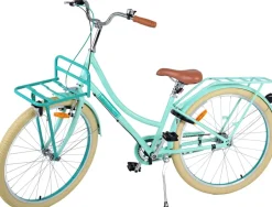 TPFSports Excellent Kinderfahrrad - Mädchen - 26 Zoll - 3 Gänge - Rücktritt + Handbremse - Grün