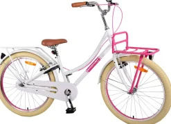 TPFSports Excellent Kinderfahrrad - Mädchen - 24 Zoll - Rücktritt + Handbremse - Rosa
