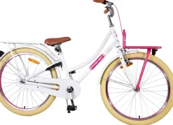 TPFSports Excellent Kinderfahrrad - Mädchen - 24 Zoll - Rücktritt + Handbremse - Rosa