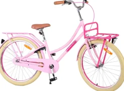 TPFSports Excellent Kinderfahrrad - Mädchen - 24 Zoll - Rücktritt + Handbremse - Rosa