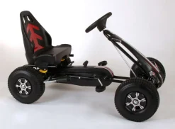 TPFSports Go Kart Rennwagen - Jungen - eine Handbremse - Schwarz