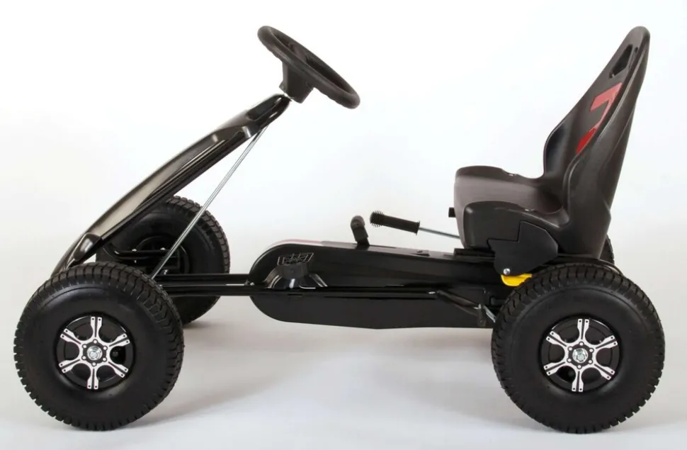 TPFSports Go Kart Rennwagen - Jungen - eine Handbremse - Schwarz