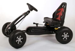 TPFSports Go Kart Rennwagen - Jungen - eine Handbremse - Schwarz