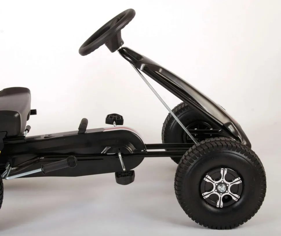 TPFSports Go Kart Rennwagen - Jungen - eine Handbremse - Schwarz