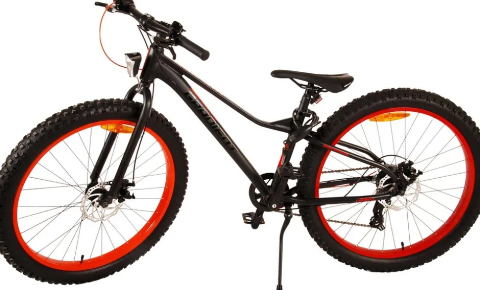 TPFSports Gradient Kinderfahrrad - Jungen - 26 Zoll - 7-Gang - Scheibenbremse - Schwarz