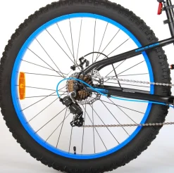 TPFSports Gradient Kinderfahrrad - Jungen - 26 Zoll - 7-Gang - Scheibenbremse - Schwarz