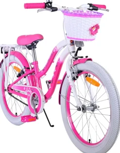 TPFSports Lovely Kinderfahrrad - Mädchen - 20 Zoll - Rücktritt + Handbremse - Rosa