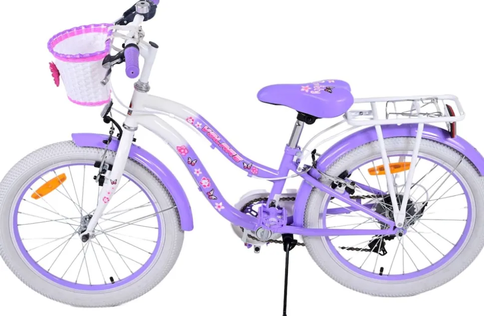 TPFSports Lovely Kinderfahrrad - Mädchen - 20 Zoll - 2 Handbremsen - 7 Gänge - Lila