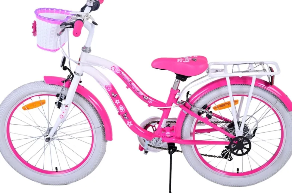 TPFSports Lovely Kinderfahrrad - Mädchen - 20 Zoll - 2 Handbremsen - 7 Gänge - Lila