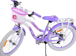 TPFSports Lovely Kinderfahrrad - Mädchen - 20 Zoll - 2 Handbremsen - 7 Gänge - Lila