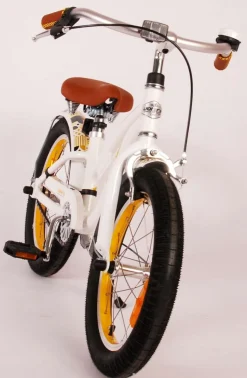 TPFSports Miracle Cruiser Kinderfahrrad - Mädchen - 16 Zoll - Rücktritt + Handbremse - Weiß