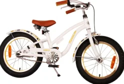 TPFSports Miracle Cruiser Kinderfahrrad - Mädchen - 16 Zoll - Rücktritt + Handbremse - Weiß