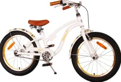 TPFSports Miracle Cruiser - Mädchen - 18 Zoll - Rücktritt + Handbremse - Weiß