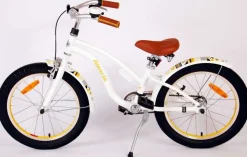 TPFSports Miracle Cruiser - Mädchen - 18 Zoll - Rücktritt + Handbremse - Weiß