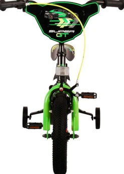 TPFSports Super GT Kinderfahrrad - Jungen - 12 Zoll - Rücktritt + Handbremse - Grün