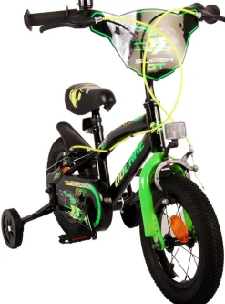 TPFSports Super GT Kinderfahrrad - Jungen - 12 Zoll - Rücktritt + Handbremse - Grün