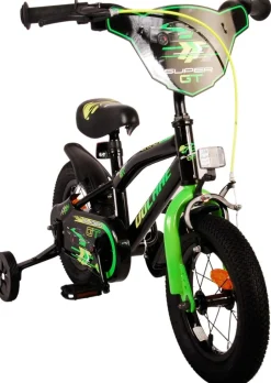 TPFSports Super GT Kinderfahrrad - Jungen - 12 Zoll - Rücktritt + Handbremse - Grün