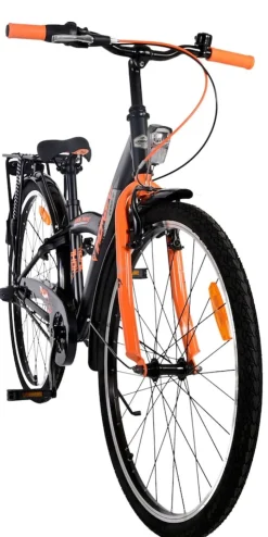 TPFSports Thombike Kinderfahrrad - Jungen - 26 Zoll - Rücktritt + Handbremse - 3 Gänge - Blau